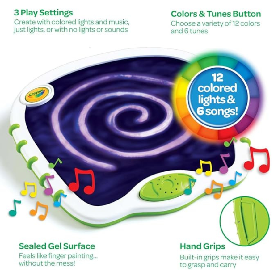 Mess Free Finger Painting Sensory Board