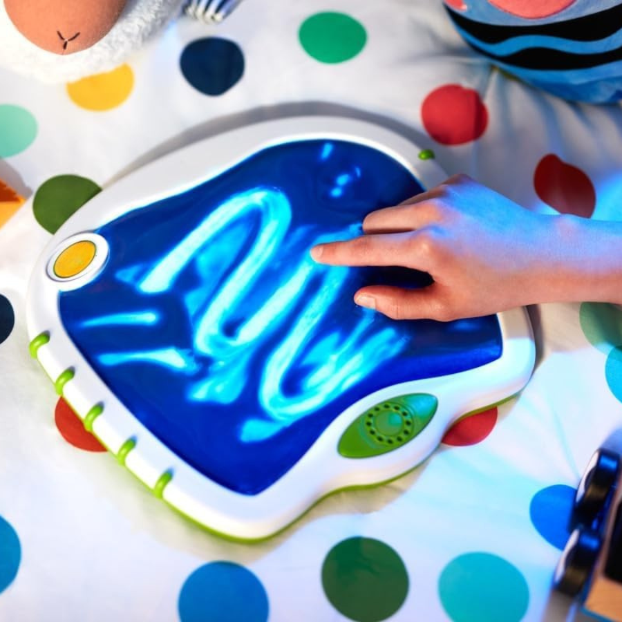 Mess Free Finger Painting Sensory Board