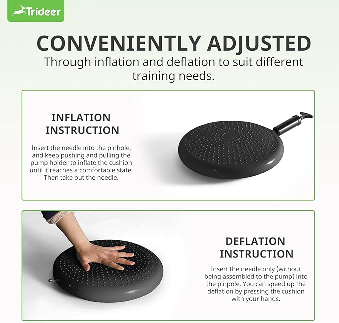 Wiggle Seat for Sensory Kids with Inflation Pump