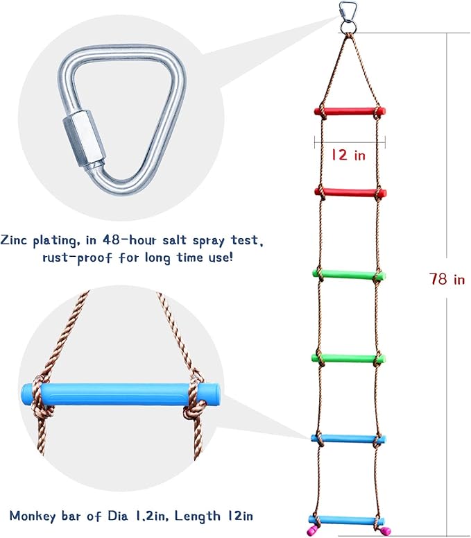 Ninja Warrior Slackline Ladder