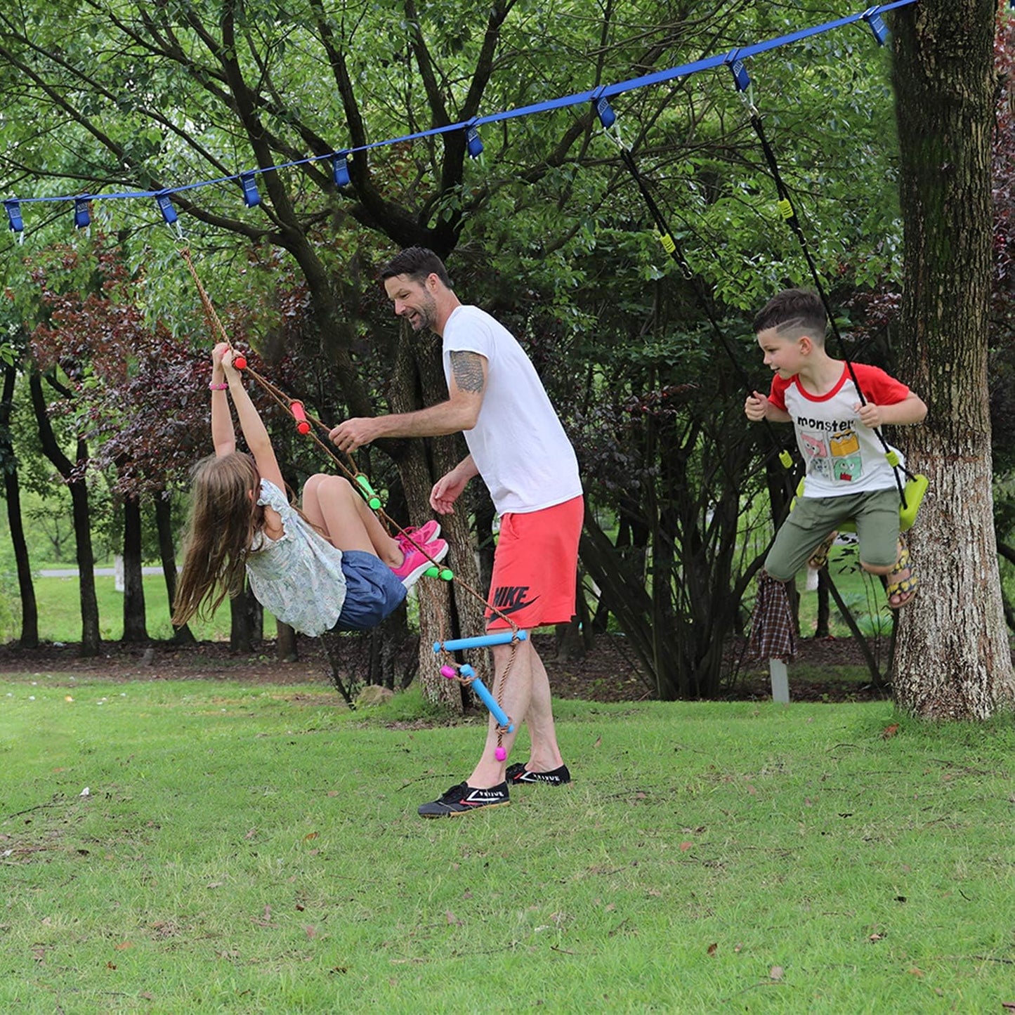 Ninja Warrior Slackline Ladder