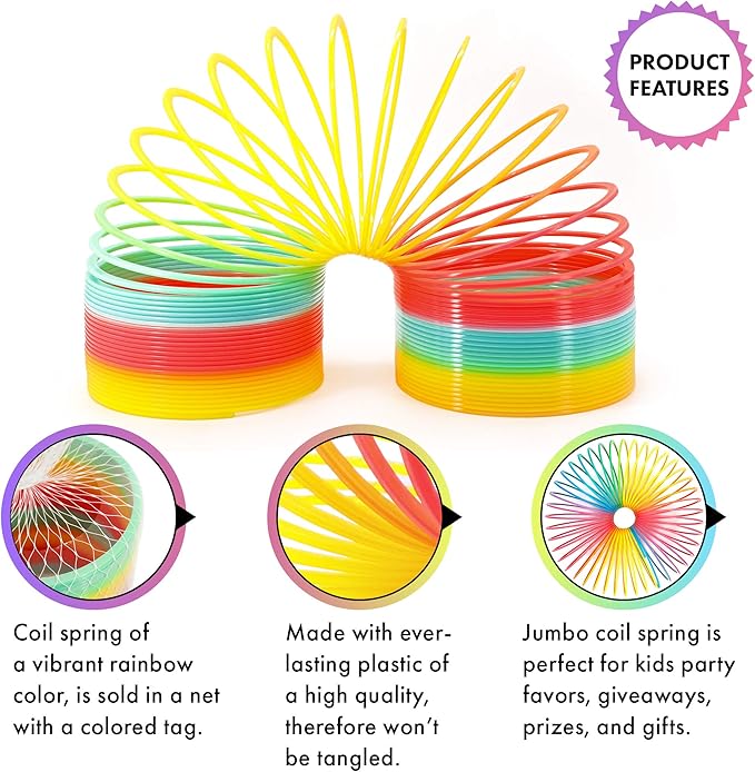 Giant Rainbow Magic Coil Springs