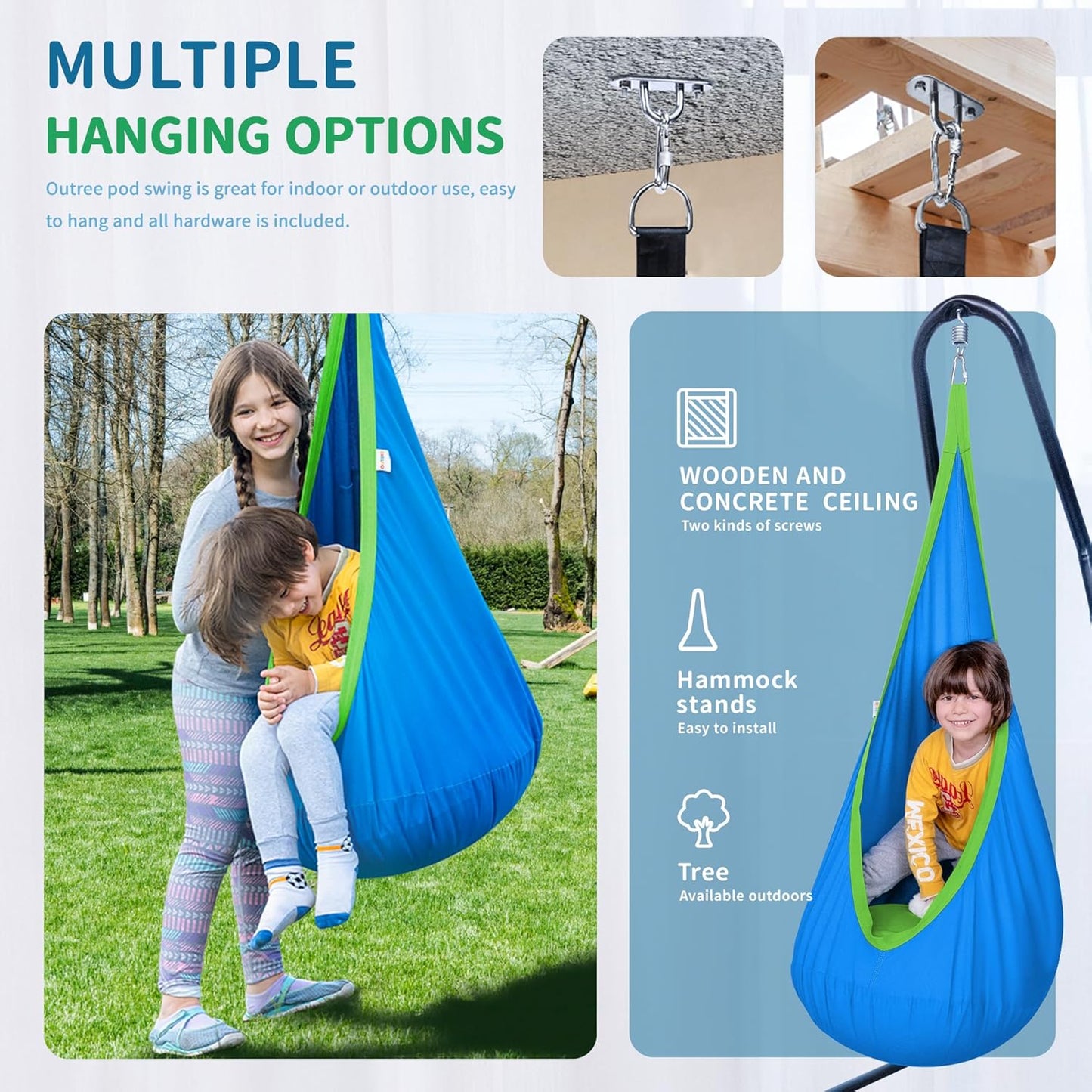 Kids Sensory Swing for Indoor and Outdoor Use
