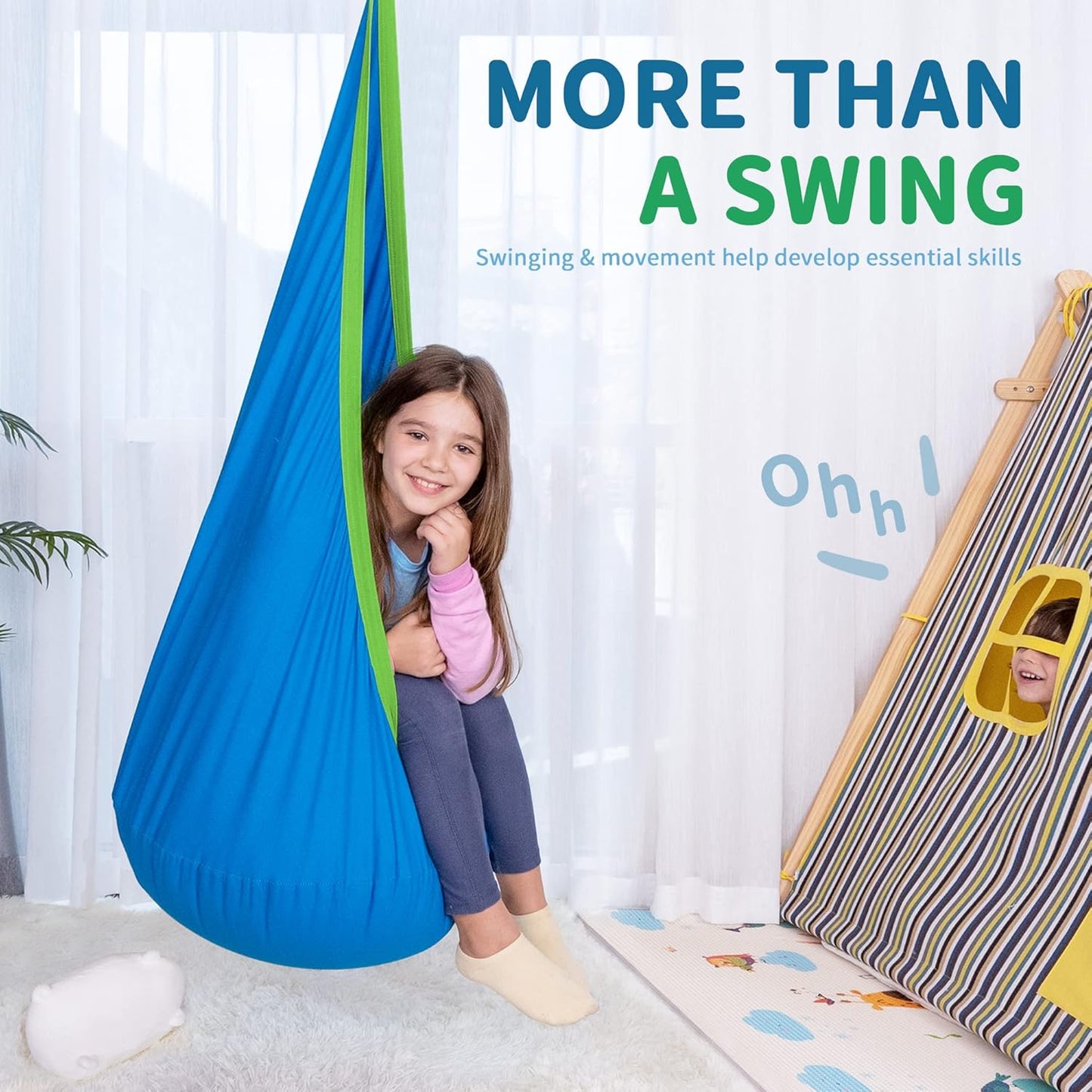 Kids Sensory Swing for Indoor and Outdoor Use