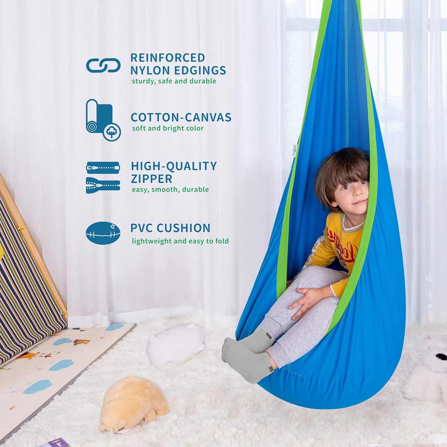 Kids Sensory Swing for Indoor and Outdoor Use
